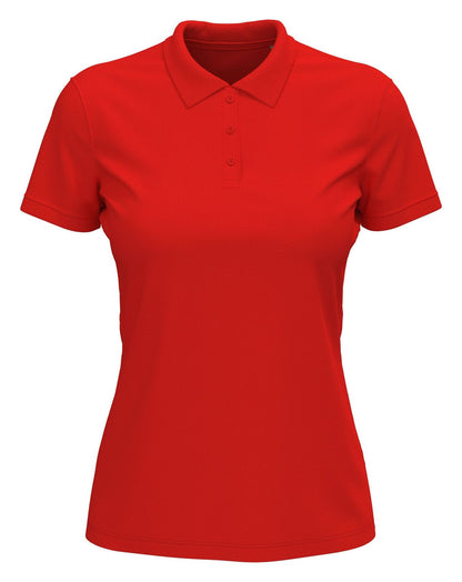 Polo femme  — coloris Scarlet Red #Couleur_Scarlet-Red