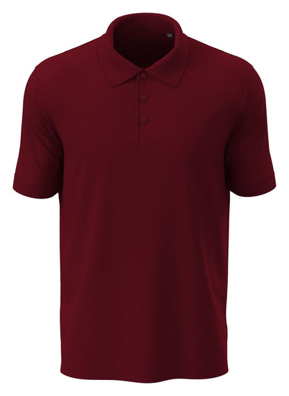 Polo homme 180 g/m² — STEDMAN LUX POLO MEN — coloris Bordeaux #Couleur_Bordeaux