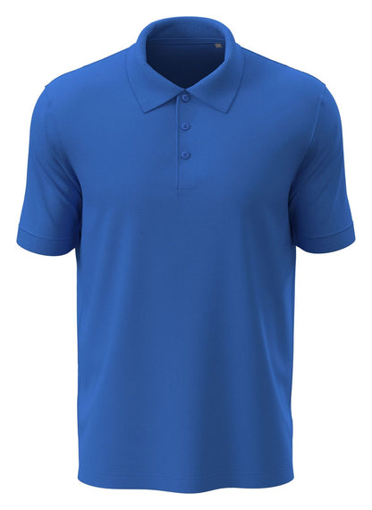 Polo homme 180 g/m² — STEDMAN LUX POLO MEN — coloris Bright Royal #Couleur_Bright-Royal