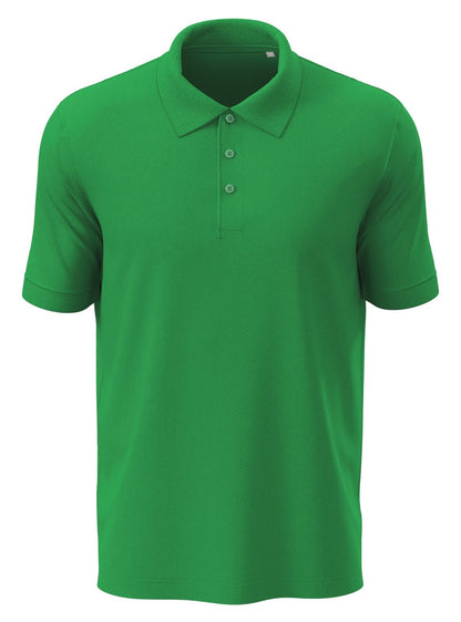 Polo homme 180 g/m² — STEDMAN LUX POLO MEN — coloris Kelly Green #Couleur_Kelly-Green