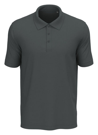 Polo homme 180 g/m² — STEDMAN LUX POLO MEN — coloris Slate Grey #Couleur_Slate-Grey