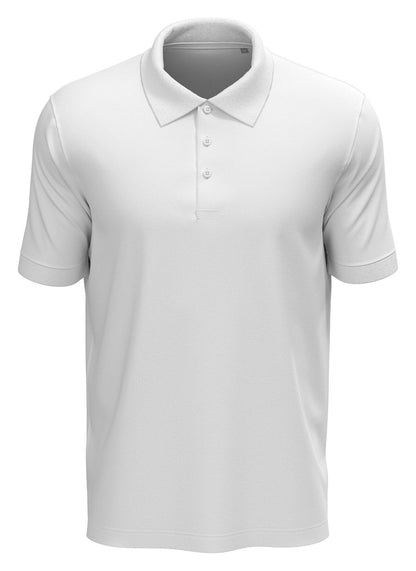 Polo homme 180 g/m² — STEDMAN LUX POLO MEN — coloris White #Couleur_White