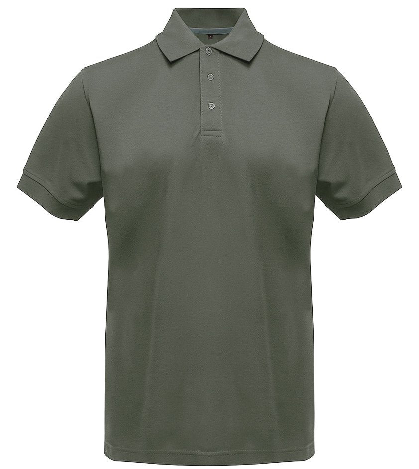 Polo manches courtes boutons contrastés homme  — coloris Anthracite #Couleur_Anthracite