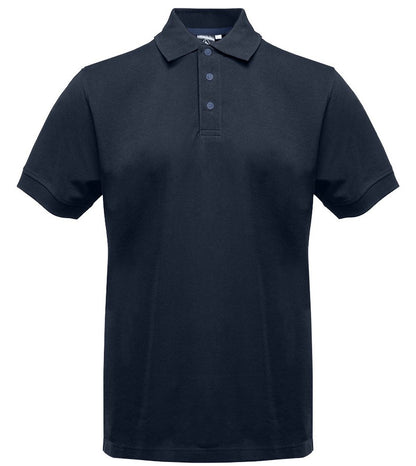 Polo manches courtes boutons contrastés homme  — coloris Navy / Navy #Couleur_Navy-/-Navy