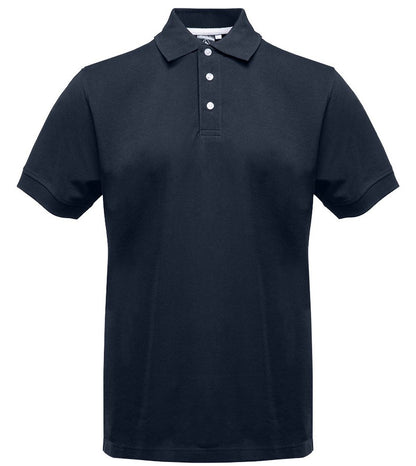 Polo manches courtes boutons contrastés homme  — coloris Navy / White #Couleur_Navy-/-White
