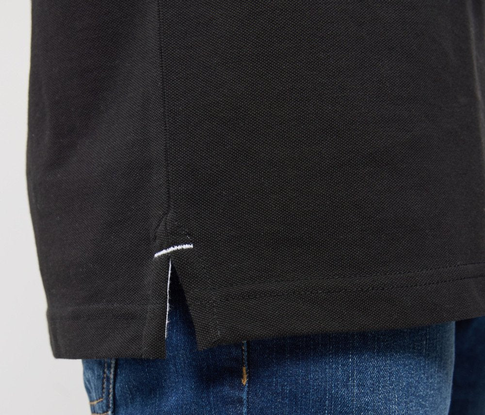 Polo manches courtes boutons contrastés homme 