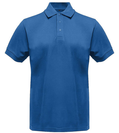 Polo manches courtes boutons contrastés homme  — coloris Royal #Couleur_Royal