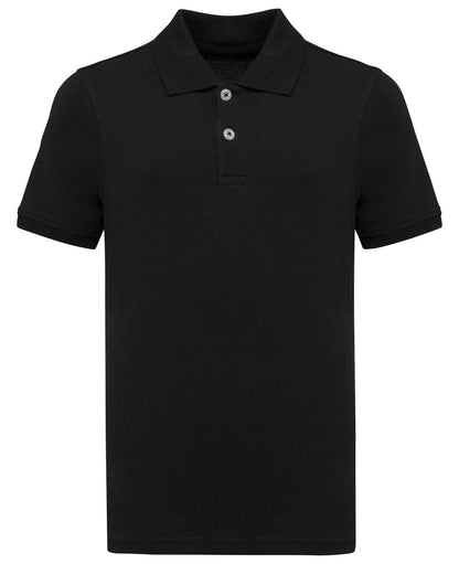 Polo manches courtes enfant — coloris Black #Couleur_Black