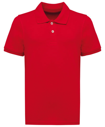 Polo manches courtes enfant — coloris Red #Couleur_Red