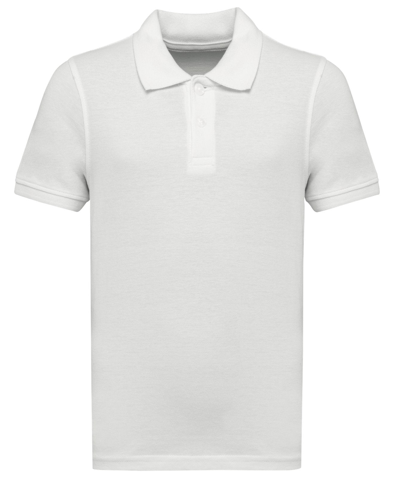 Polo manches courtes enfant — coloris White #Couleur_White