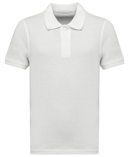 Polo manches courtes enfant — coloris White #Couleur_White