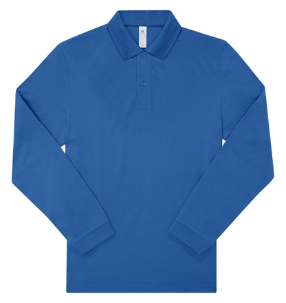 Polo manches longues 180 g/m² — coloris Royal Blue #Couleur_Royal-Blue
