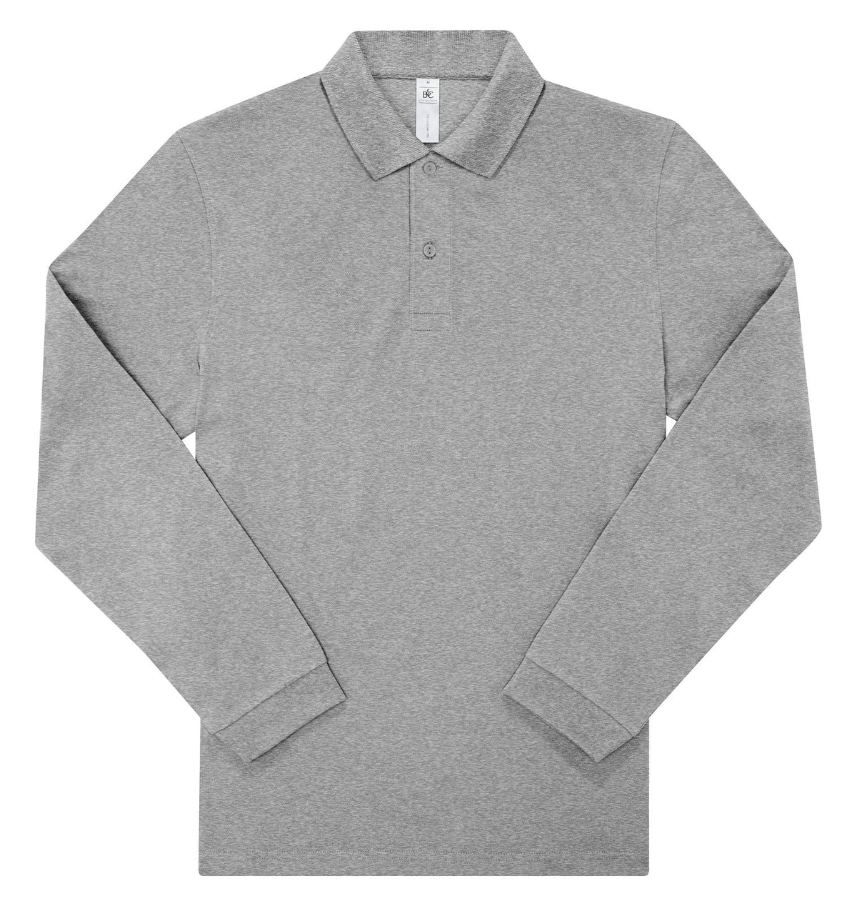Polo manches longues 180 g/m² — coloris Sport Grey #Couleur_Sport-Grey