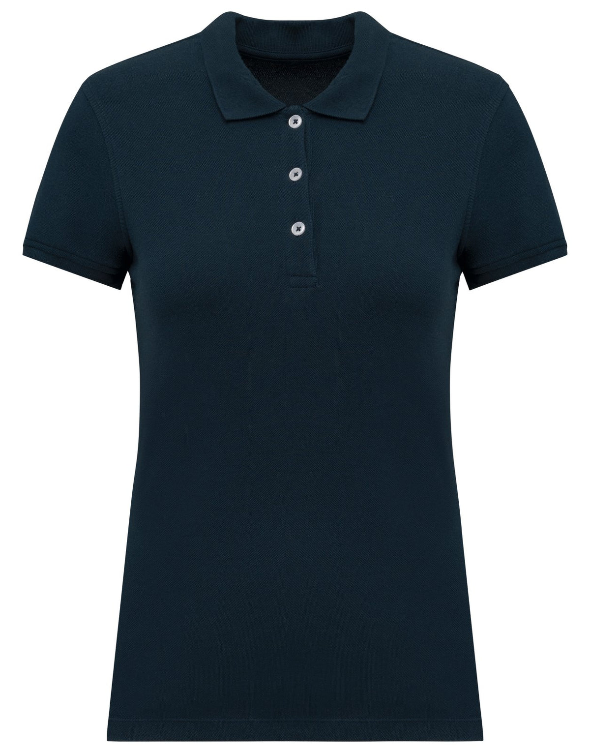 Polo piqué manches courtes femme — coloris Navy #Couleur_Navy