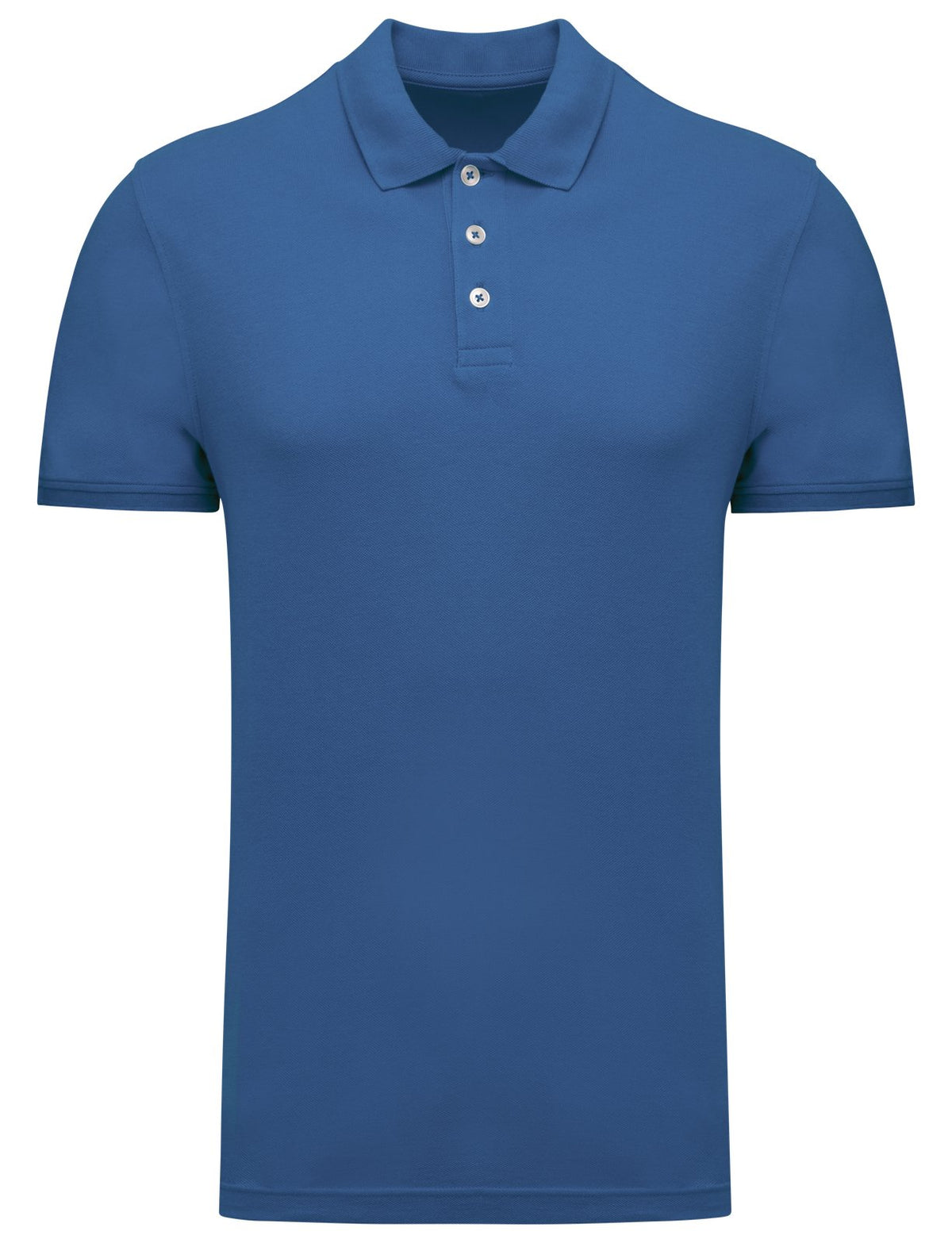 Polo piqué manches courtes homme — coloris Light Royal Blue #Couleur_Light-Royal-Blue