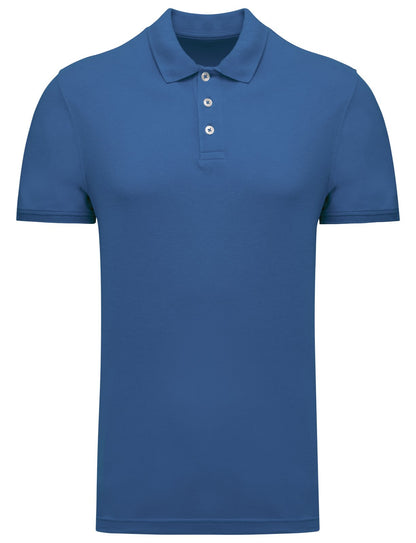 Polo piqué manches courtes homme — coloris Light Royal Blue #Couleur_Light-Royal-Blue