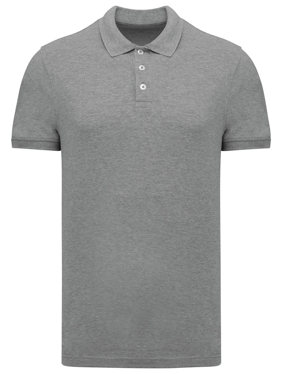 Polo piqué manches courtes homme — coloris Oxford Grey #Couleur_Oxford-Grey