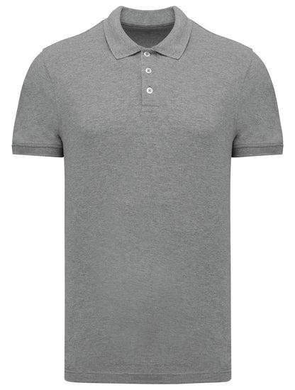 Polo piqué manches courtes homme — coloris Oxford Grey #Couleur_Oxford-Grey