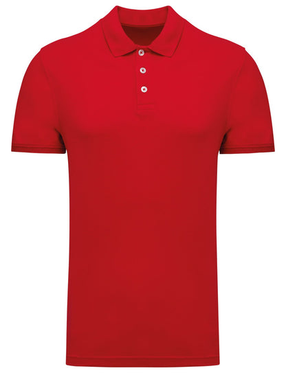Polo piqué manches courtes homme — coloris Red #Couleur_Red