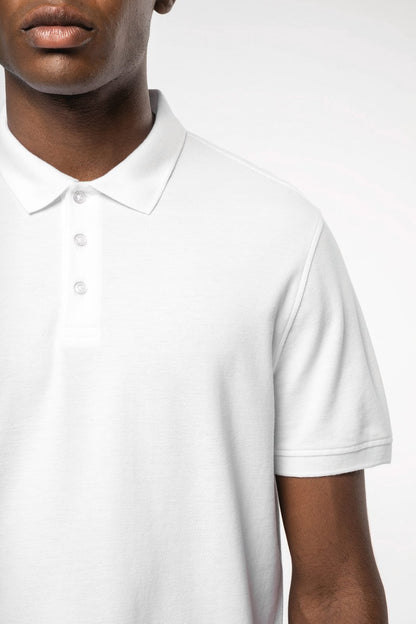 Polo piqué manches courtes homme