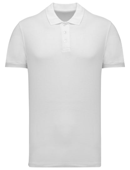 Polo piqué manches courtes homme — coloris White #Couleur_White