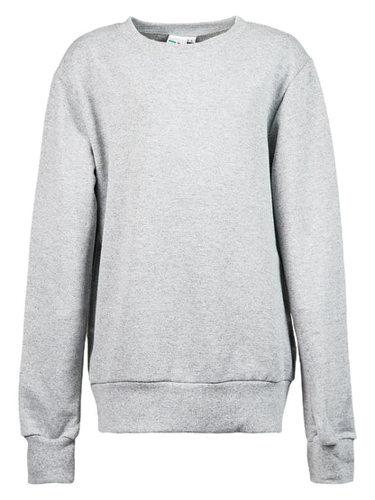 Pull col rond Enfant made in Europe — coloris Ash #Couleur_Ash