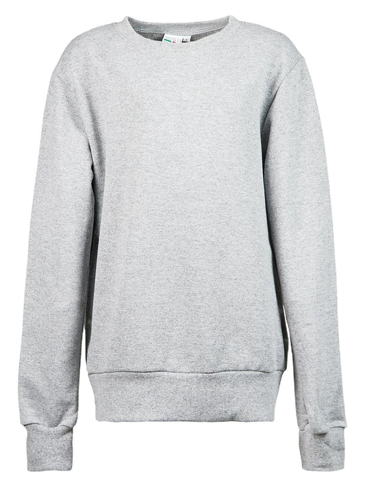 Pull col rond Enfant made in Europe — coloris Ash #Couleur_Ash