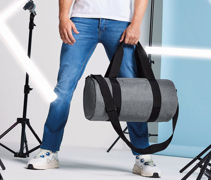 Sac barrel original de voyage contrasté  410 g/m²