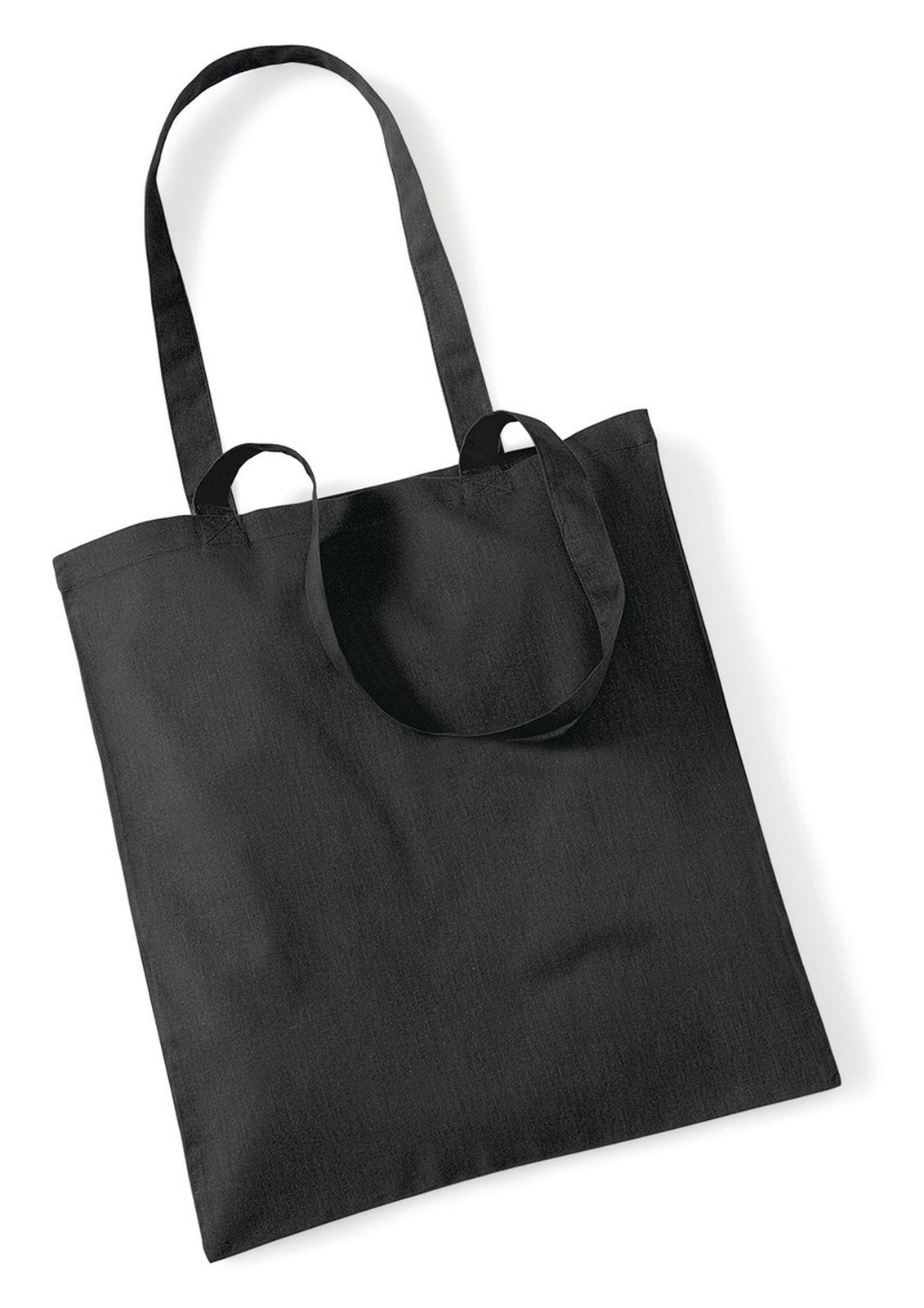 Sac coton anses longues  — coloris Black #Couleur_Black
