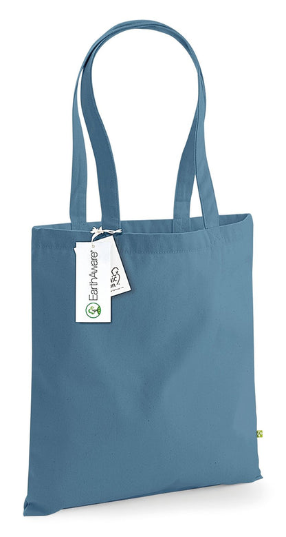 Sac en coton canvas organique  — coloris Airforce Blue #Couleur_Airforce-Blue