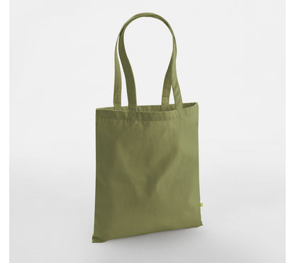 Sac en coton canvas organique  — coloris Bright Olive #Couleur_Bright-Olive