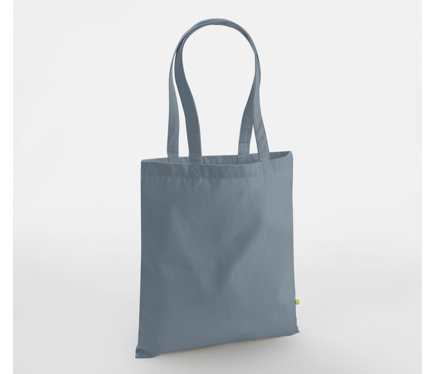 Sac en coton canvas organique  — coloris Dusty Blue #Couleur_Dusty-Blue