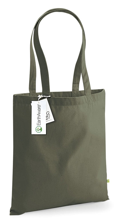Sac en coton canvas organique  — coloris Olive Green #Couleur_Olive-Green
