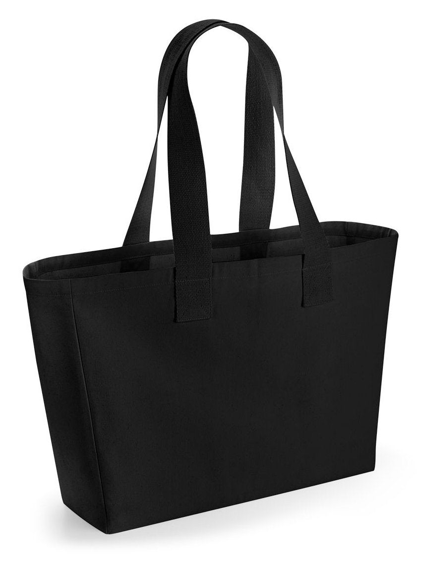 Sac fourre-tout en toile — coloris Black #Couleur_Black