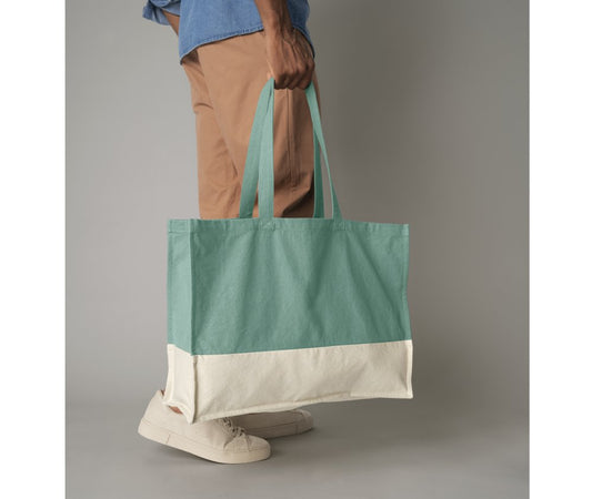 Sac shopping bicolore 407 g/m²