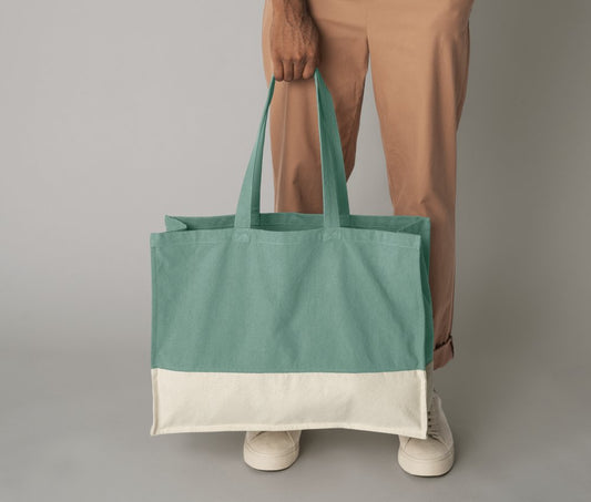 Sac shopping bicolore 407 g/m² 