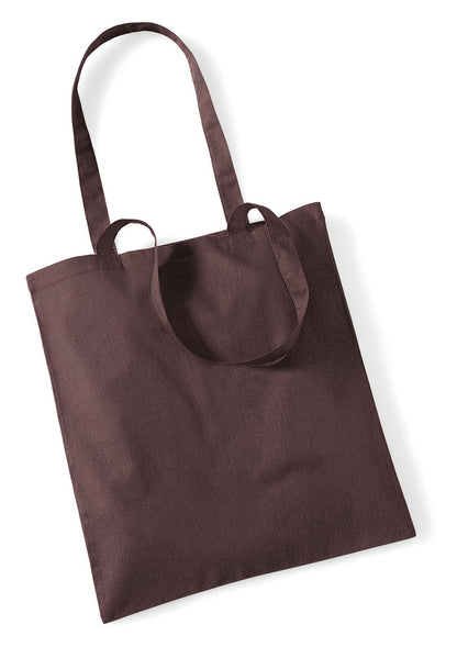 Sac shopping coton 140 g/m²  — coloris Chocolate #Couleur_Chocolate