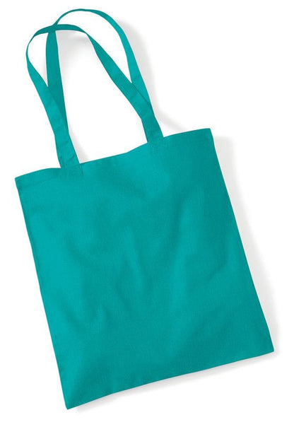 Sac shopping coton 140 g/m²  — coloris Emerald #Couleur_Emerald