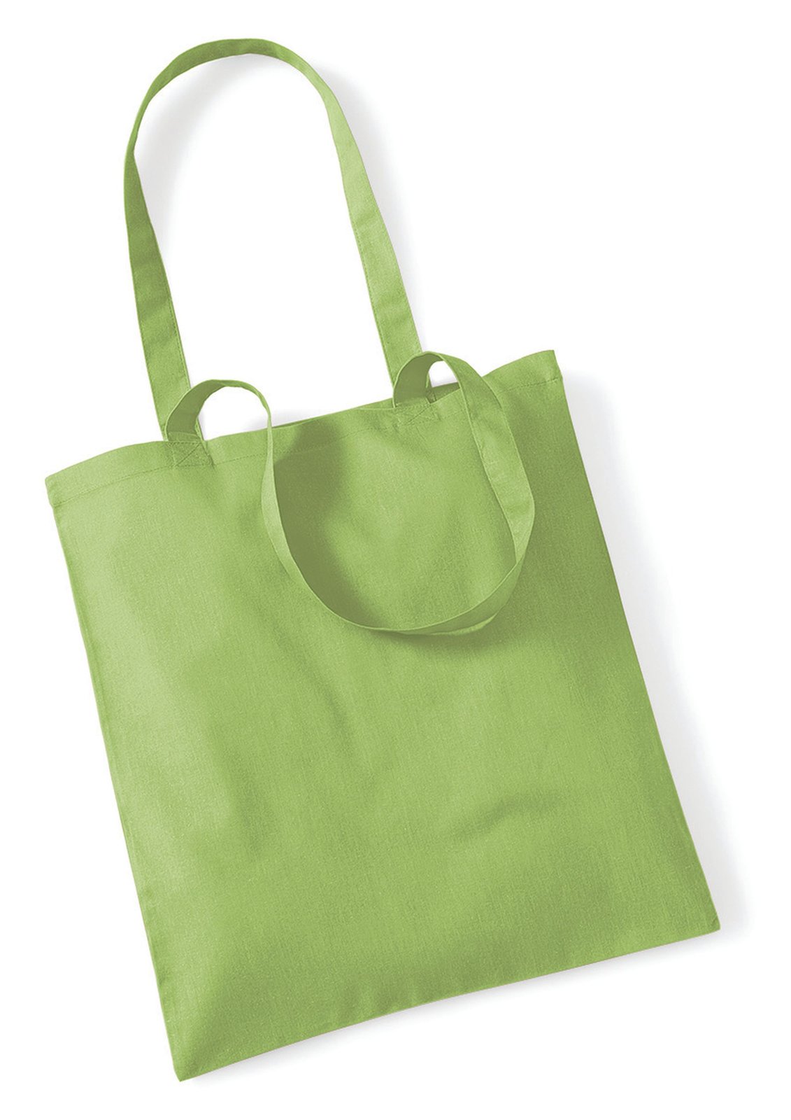 Sac shopping coton 140 g/m²  — coloris Kiwi #Couleur_Kiwi