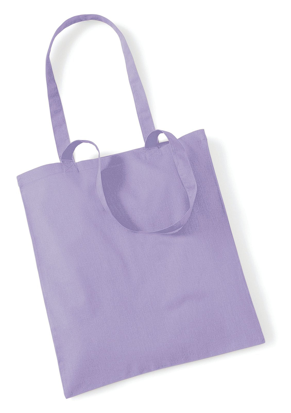 Sac shopping coton 140 g/m²  — coloris Lavender #Couleur_Lavender