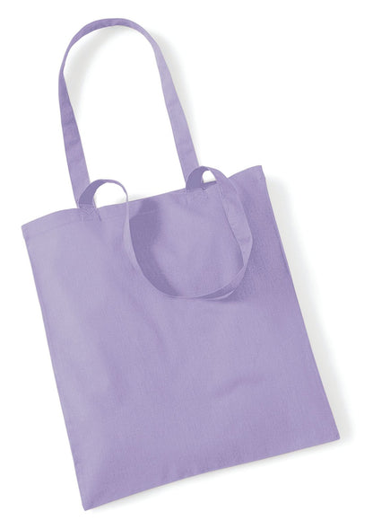 Sac shopping coton 140 g/m²  — coloris Lavender #Couleur_Lavender