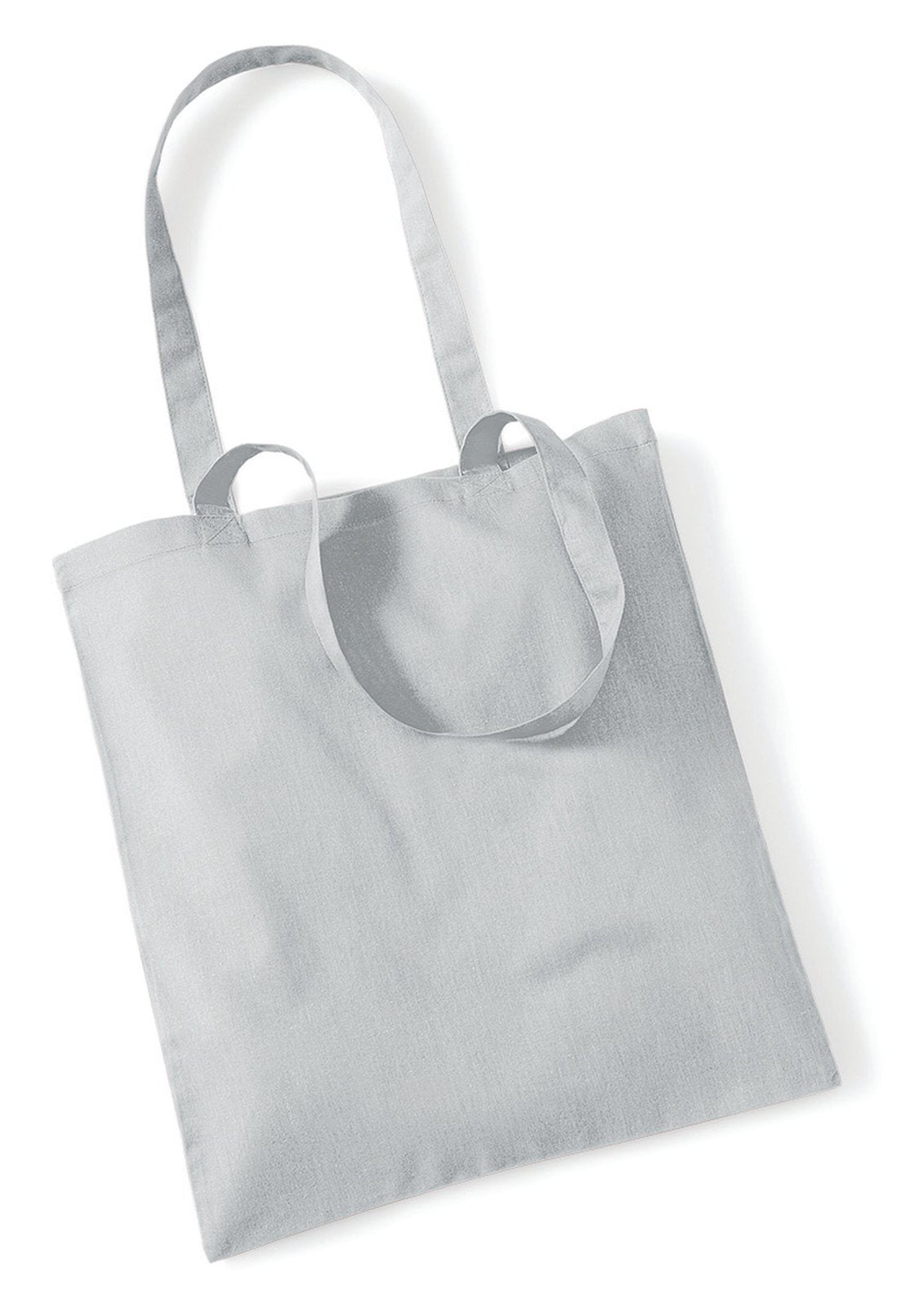 Sac shopping coton 140 g/m²  — coloris Light Grey #Couleur_Light-Grey