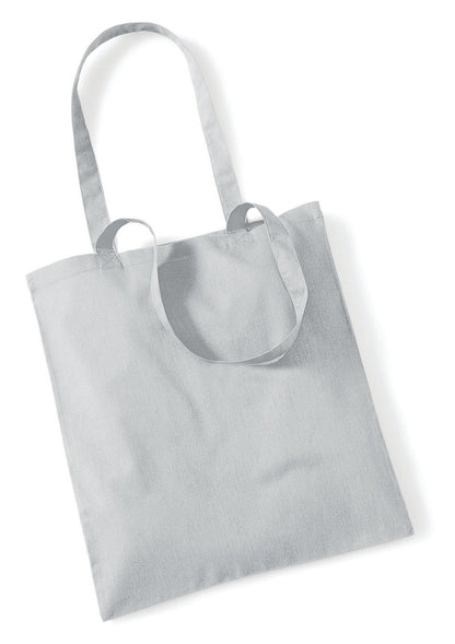 Sac shopping coton 140 g/m²  — coloris Light Grey #Couleur_Light-Grey