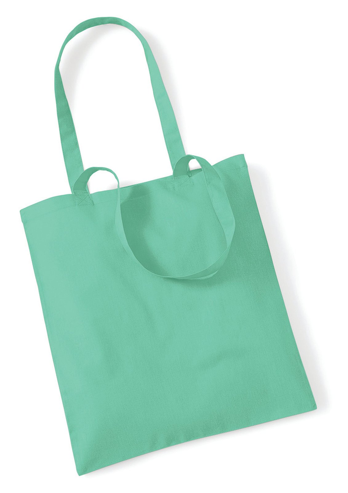 Sac shopping coton 140 g/m²  — coloris Mint #Couleur_Mint