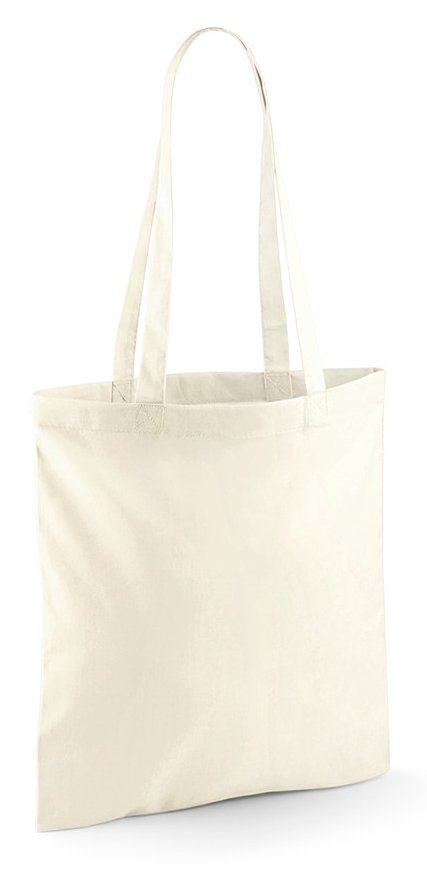 Sac shopping coton 140 g/m²  — coloris Natural #Couleur_Natural