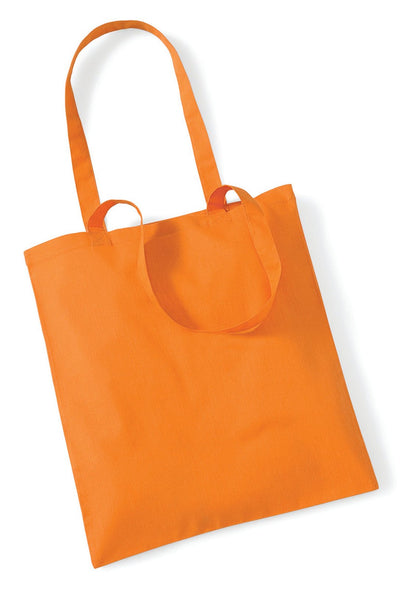 Sac shopping coton 140 g/m²  — coloris Orange #Couleur_Orange
