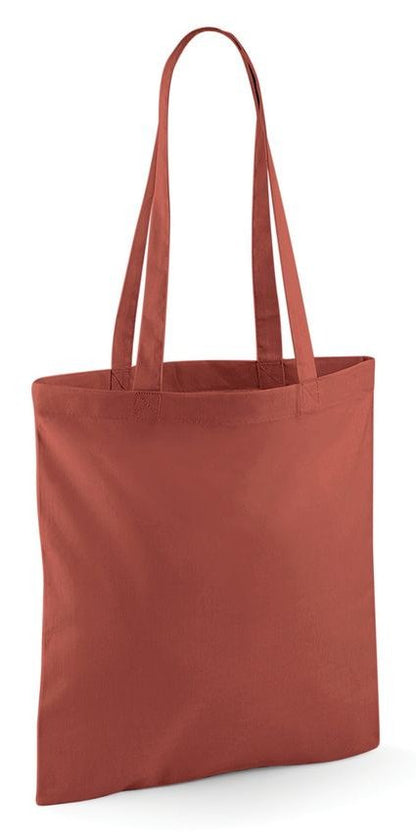 Sac shopping coton 140 g/m²  — coloris Orange Rust #Couleur_Orange-Rust
