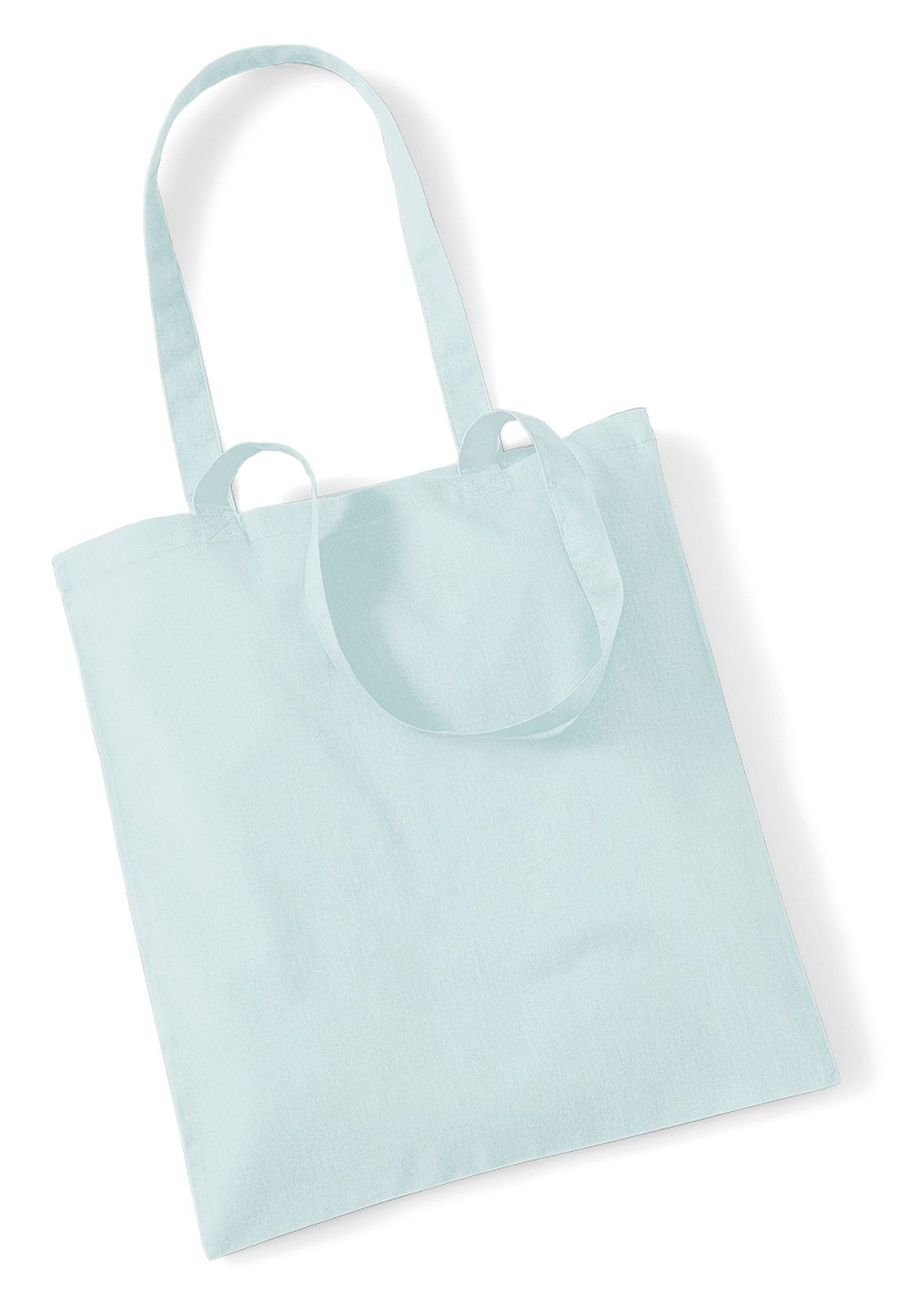 Sac shopping coton 140 g/m²  — coloris Pastel Mint #Couleur_Pastel-Mint