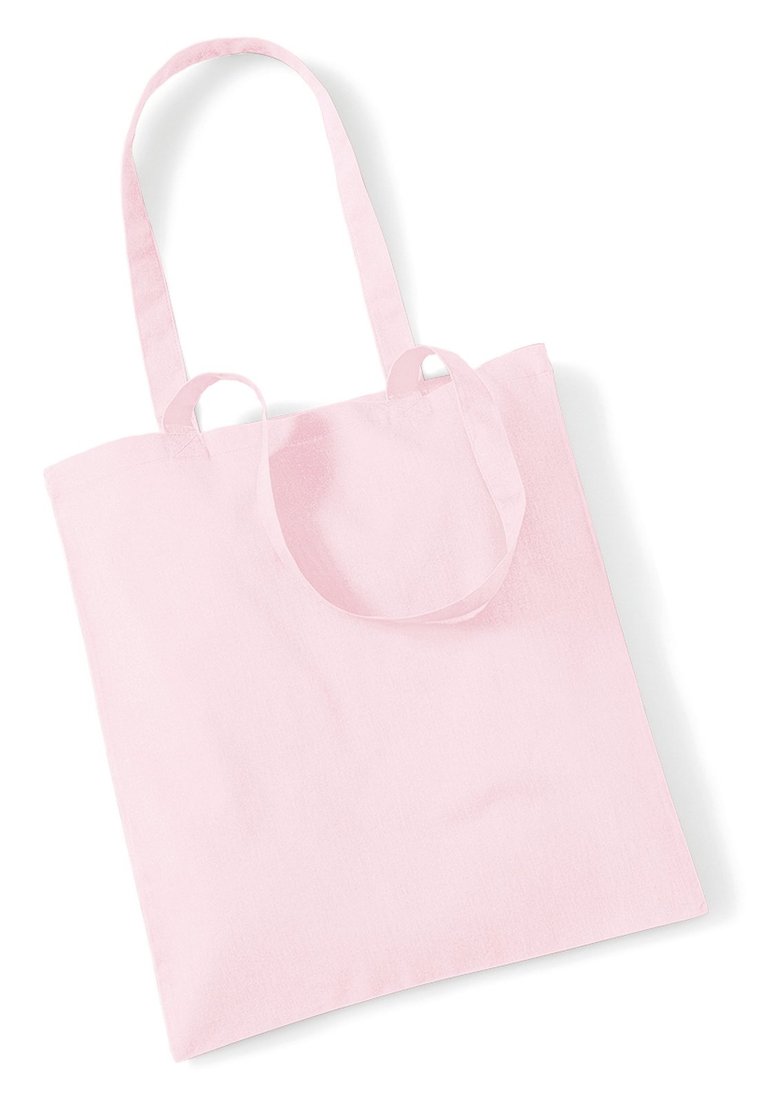 Sac shopping coton 140 g/m²  — coloris Pastel Pink #Couleur_Pastel-Pink