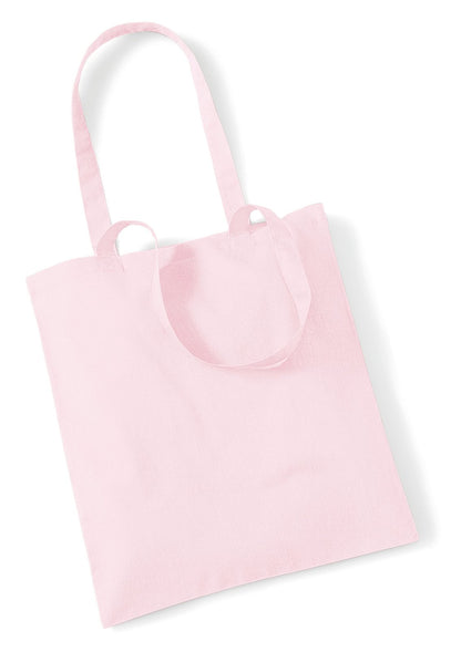 Sac shopping coton 140 g/m²  — coloris Pastel Pink #Couleur_Pastel-Pink
